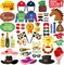 Kentucky Horse Derby Photo Booth Props Horse Race Party Supplies Decorations 50Ct